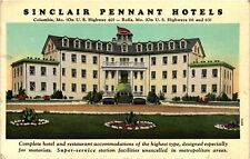 Vintage Postcard- Sinclair Pennant Hotel, Columbia, MO UnPost 1930 picture