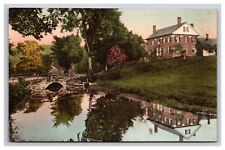 Hillholm & Stone Bridge, South Woodstock Vermont VT Postcard Albertype picture
