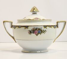 Noritake Sugar Bowl Vasona Antique 1920s China Tea Dish Japan Hand Painted picture