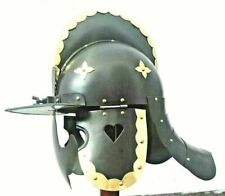MEDEIVAL ANCIENT TIMES WARRIOR BATTLE HELMET IN BLACK FINISH (WITHOUT STAND) picture