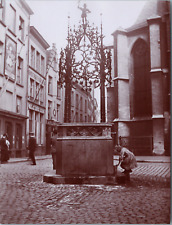 Belgium, Antwerp, Quentin Metsys Well, Vintage Print, circa 1900 Print Vint picture
