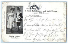 1905 Greetings From The Mittel-Rhein Rossen Und Variete-Truppe Germany Postcard picture