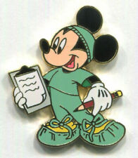 Disney Pins Mickey Mouse as Doctor Surgeon in Green Scrubs Pin picture