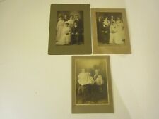 ANTIQUE FAMILY PORTRAITs PHOTO Early 1900's ?   GIESTER FAMILY  MINNESOTA picture