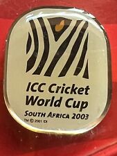 OFFICIAL ICC CRICKET WORLD CUP SOUVENIR SOUTH AFRICA 2003 NEW RARE pin badge picture