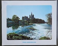Vintage Poster Pan Am Jets Germany St George Cathedral Series 22 - 1970 picture