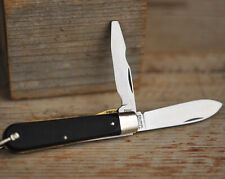 Vintage Black Colonial  Two Blade Electrician Folding Pocket Knife; USA picture