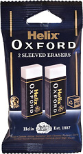 Oxford Twin Pack of Erasers, Oxford Blue, Large picture