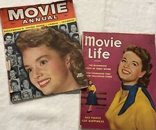 Debbie Reynolds 1954 Hollywood Movie Life & Movie Annual Magazines Lot of 2 picture