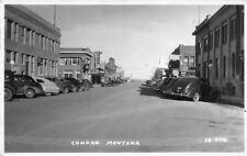 J33/ Conrad Montana RPPC Postcard c1950s Automobiles Stores Hotel  210 picture