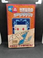 Tenyo magic tricksA597 Tenyo Super Card Playing Card Magic Retro picture