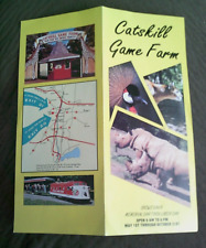 CATSKILL, NY CATSKILL GAME FARM BROCHURE, FUN FOR THE WHOLE FAMILY,YELLOW, RHINO picture