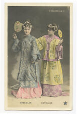 c 1907 French Theater Beauty SPENDLER REYNALDE music hall tinted photo postcard picture