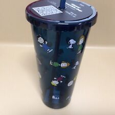 Peanuts Snoopy Smoothie Travel Drinking Tumbler 23 oz, NWT picture