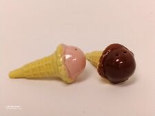 Vintage Ice Cream Cone Salt And Pepper Shakers picture