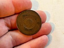 Antique Well-Worn Chapter Masonic Mark Pocket Token or Penny picture
