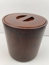 VINTAGE RALPH LAUREN HOME WOODEN ICE BUCKET - MADE IN ITALY - RARE picture