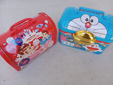 Doraemon Japanese Lunch Box Metal Peko & Poko Candy Anime Vintage Japan picture