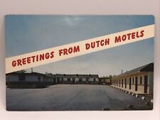 Postcard Greetings from the Dutch Motels Highway 35 Hazlet New Jersey Unposted picture