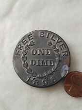 1896 U.S. Bryan Money Free Silver One Dime President campaign coinage picture