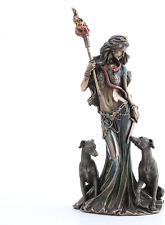 13 3/8 Inch Hecate Greek Goddess of Magic with Her Hounds Cold Cast Resin Sculpt picture
