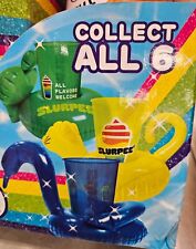 7 Eleven Slurpee Cups with inflatable Koozie-Complete set of 6  picture