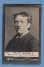 Vintage 1901 Trade Card of WILSON BARRETT English Actor Manager Playwright picture