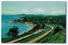 c1960's French Riviera Coastline Santa Barbara California CA Vintage Postcard picture
