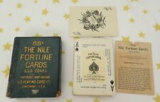 Antique Rare 68x THE NILE FORTUNE CARDS, Gold Edges, The US Playing Card Co. picture