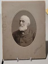 VINTAGE ORIGINAL CDV PHOTO OF WILLIAM WOODWORTH 1813-1890 YALE GRADUATE PASTOR picture