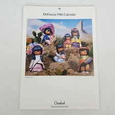 Calendar DeGrazia Goebel Collector's Club Lithographed in Germany 1986 picture