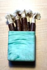 Vintage Iodine Swabs Plastic Box of 8 Cloth Cotton McCleary  picture