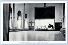 Detroit Michigan Postcard Grand Ball Room Banquet Room Hotel Webster Hall c1920 picture
