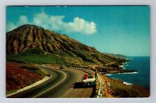 Waikiki HI-Hawaii, Aerial Koko Crater, Antique, Vintage c1964 Souvenir Postcard picture