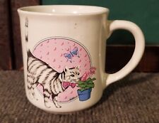 Vintage 1985 Cat Coffee Cup Mug Chadwick Miller Inc.  picture