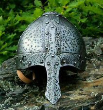 Viking Helmet 18GA SCA LARP Medieval Viking Norman Nasal Helmet Knight Replica picture
