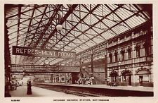 Nottingham Victoria Railroad Train Station Depot RPPC Photo Vtg Postcard A43 picture