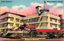 Linen Postcard Hotel Gaylord 2700 Collins Avenue in Miami Beach, Florida picture