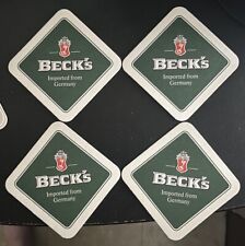 Lot Of 5 Beck’s Cardboard coasters picture