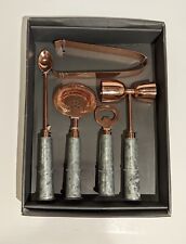 5 pc Set Cambridge Silversmith Thirstystone Galvanized Steel & Copper Bar Tools picture