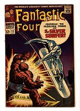 Fantastic Four 55 Low Grade Silver Surfer App Kirby Art see desc. 1966 picture