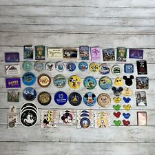 Huge Lot DISNEY Buttons Pins Cards Balloon Weights Coasters Film Promo Merch Vtg picture