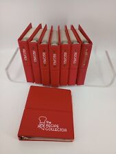 The Recipe Collector Red Binder Set Filled With Great American Recipe Cards picture