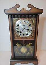 Vintage Alaron 31-Day Pendulum Wall Clock C24 Beautify Bird Graphics Chimes Key picture