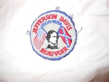 Jefferson Davis Beauvoir Patch, used about 1988 picture