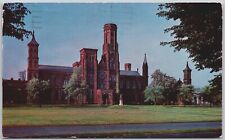 Vintage Postcard Smithsonian Building Washington DC James Renwick 1952 History picture