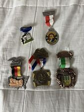 Lot of 5 heavy german medals VOLKSWANDERUNG, Volksmarch, Wanderfreunde 1976,77 picture