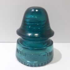 Aqua (Blue/Green)  Hemingray 19 Glass Insulator - Made in USA picture