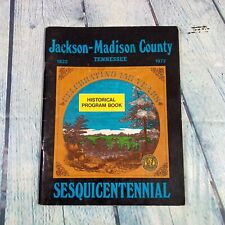 Vtg Jackson Madison County Sesquicentennial (1822-1972) Program Book Paperback picture