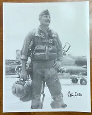 WWII Era Army Air Force Triple Ace Fighter Pilot Robin Olds Signed Photo picture